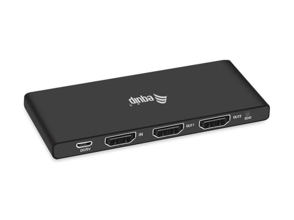 Varusteet 332716 - HDMI - 2x HDMI - 3840 x 2160 pikseliä - musta - alumiini - 4K Ultra HD (332716)