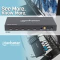 Miniatyrbild 3 av 11: Manhattan 1080p 4-portars HDMI Multiviewer Switch - Video/Audio Switch - 4 x HDMI - Desktop (207881)