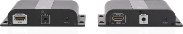 Digitus DS-55122 audio/video laajennin AV lähetin ja vastaanotin Musta