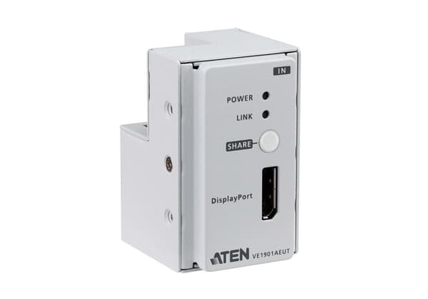ATEN VE1901AEUT - Seriell video/ljudförlängare - sändare - RS-232, DisplayPort, HDBaseT Lite - upp till 70 m