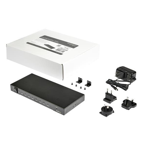 StarTech.com 8 Port 4K 60Hz HDMI Splitter - HDR Support - 7.1 Surround Audio Sound - HDMI Splitter