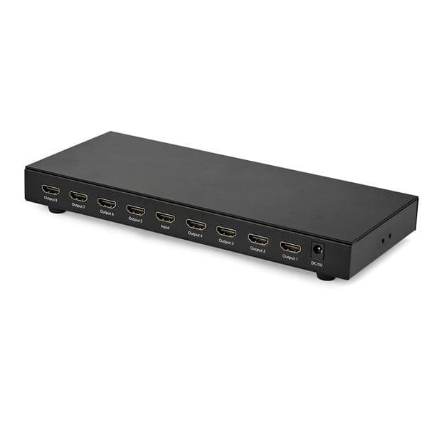 StarTech.com 8 Port 4K 60Hz HDMI Splitter - HDR Support - 7.1 Surround Audio Sound - HDMI Splitter