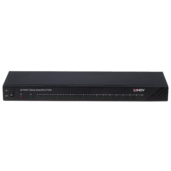 Lindy Splitter HDMI 16 portar HDMI 4K60 (38239)