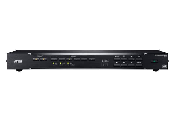 ATEN VP1920 9x2 4K Presentation Matrix Switch - video/ljud switch - stationär - AC 100-240 V