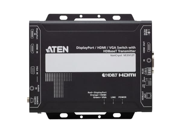 ATEN VanCryst VE3912T - Sender - video, lyd, infrarød og seriel forlængelse - HDBaseT - op til 150 m (VE3912T)