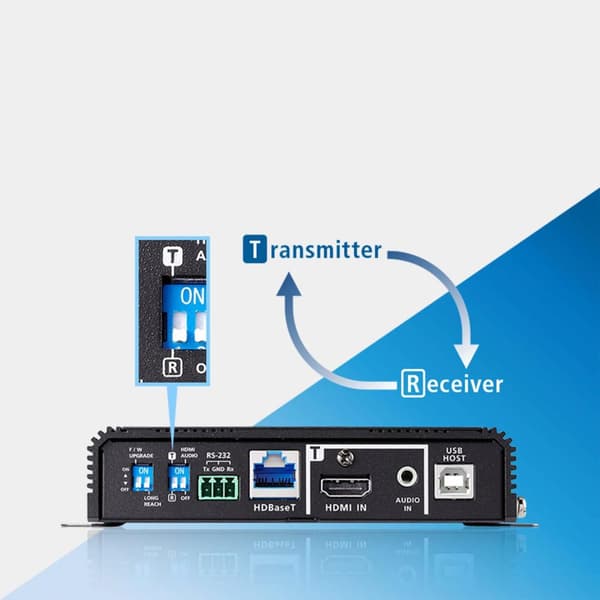 ATEN VanCryst VE1843 - Video/Audio/Infrarød/USB/Serial/Network Extender - HDBaseT 3.0 - over CAT 6a/7 - op til 100m