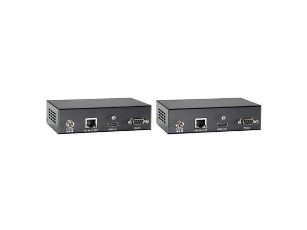 LevelOne HVE-9200 HDMI O.CAT.5 EXT.KIT HDMI över Cat 5 Amplifier Kit, HDBaseT, 100m, Enkel plug and play-installation, Inbyggd EDID Hotplug Detection,