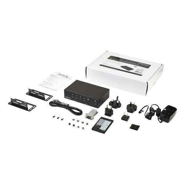 StarTech.com-monitulo-HDMI-muunninkytkin - 2x HDMI + VGA + DP - 4K - Video/äänikytkin - pöytäkone (HDVGADP2HD)