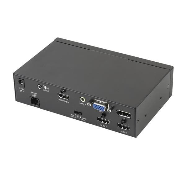StarTech.com-monitulo-HDMI-muunninkytkin - 2x HDMI + VGA + DP - 4K - Video/äänikytkin - pöytäkone (HDVGADP2HD)