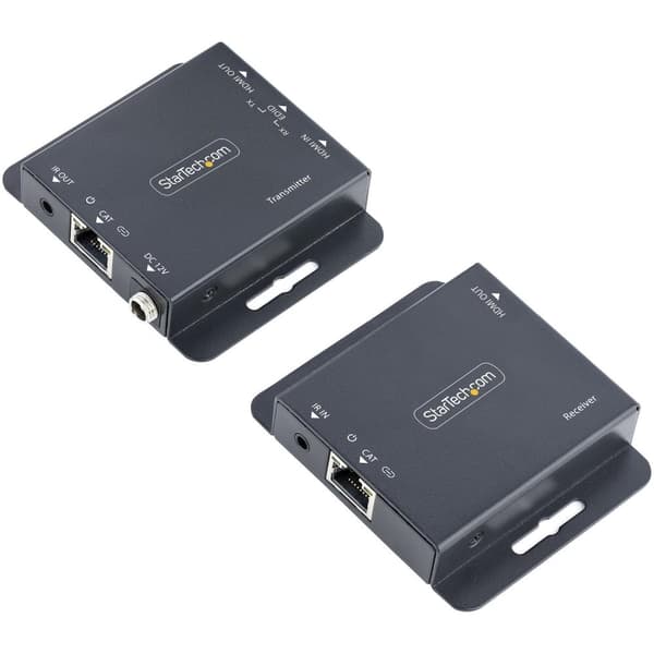 StarTech.com HDMI Ethernet Extender yli CAT6/CAT5 - 4K 30Hz/40m tai 1080p/70m - HDMI over Ethernet/IP Extender - HDMI Lan lähetin- ja vastaanotinsarja