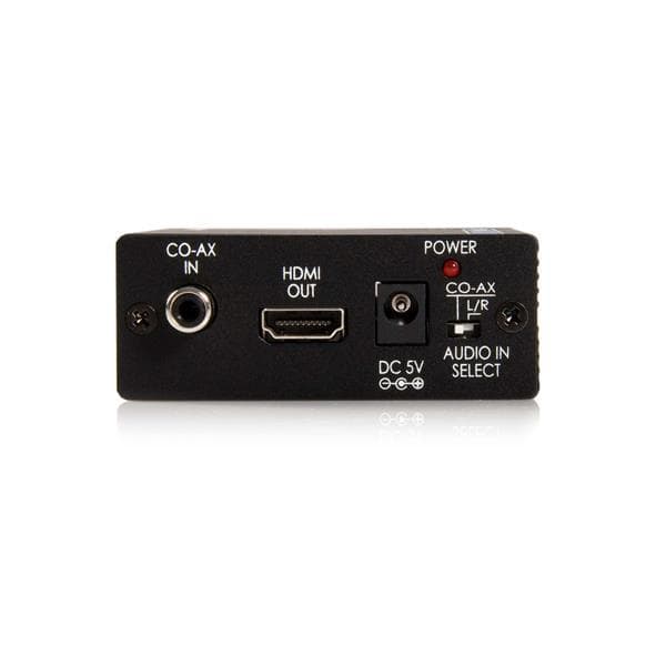 StarTech.com Component YPbPr och YCbCr to HDMI Video Converter med Audio - Video Converter - Component Video - HDMI - Svart