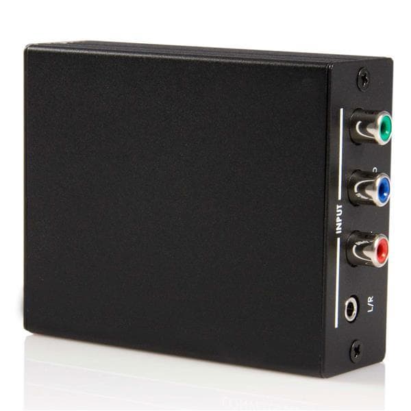 StarTech.com Component YPbPr och YCbCr to HDMI Video Converter med Audio - Video Converter - Component Video - HDMI - Svart