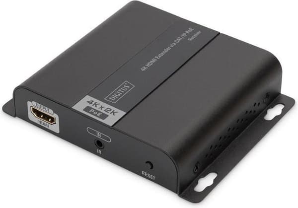 Digitus DS-55125 1-ports HDMI-mottagare 3840 x 2160 pixlar svart