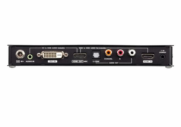 Aten 4K HDMI/DVI til HDMI-konverter med Audio De-Embedder - 3840 x 2160 pixels - AV Repeater - 3 m - Kablet - 3D - HDCP (VC881-AT-G)