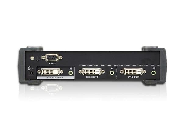 ATEN VanCryst VS172 - Video/Audio Splitter - 2 x DVI + 2 x Audio - pöytäkone (VS172)
