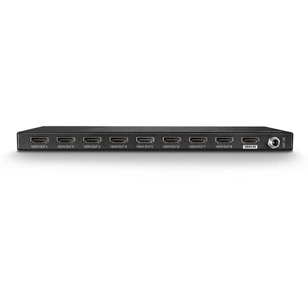 Lindy 38237 - HDMI - 8x HDMI - 3840 x 2160 pikseliä - musta - metalli - 4K Ultra HD (38237)