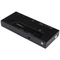 Miniatyrbild 1 av 3: StarTech.com 2-ports HDMI automatisk videoswitch - 4K med snabbväxling - Video/ljudswitch - 2 x HDMI - Desktop (VS221HD4KA)