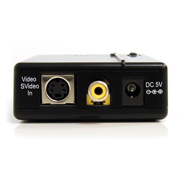StarTech.com Composite og S-Video til VGA Video Converter med Scaler - Video Converter - Sort (VID2VGATV2)