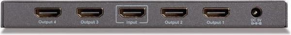 Marmitek Split 614 UHD 2.0 HDMI splitter - 3D - 4K60 (4:4:4) - HDCP 2.2 - metallhölje
