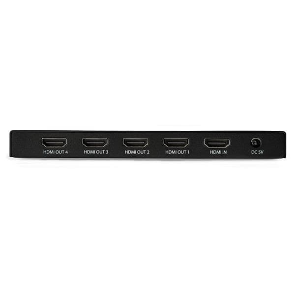 StarTech.com 4 Port HDMI Splitter - 4K 60Hz - 1x4 HDMI Splitter - HDR - Video/Audio Splitter - 4 x HDMI - Desktop
