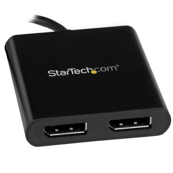 StarTech.com MSTCDP122DP USB-grafikadapter 3840 x 2160 pixlar Svart