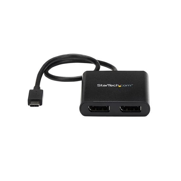 StarTech.com MSTCDP122DP USB-grafikadapter 3840 x 2160 pixlar Svart