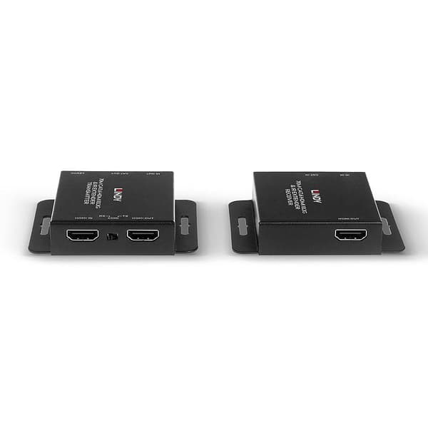 LINDY 38208 70m Cat.6 HDMI 10.2G & IR-förlängare med PoC & Loop Out