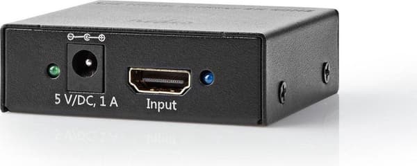 Nedis HDMI™ Splitter | 2 port(ar) | HDMI™-ingång | 2x HDMI™-utgång | 4K@60Hz | 18 Gbps | Metall | antracit