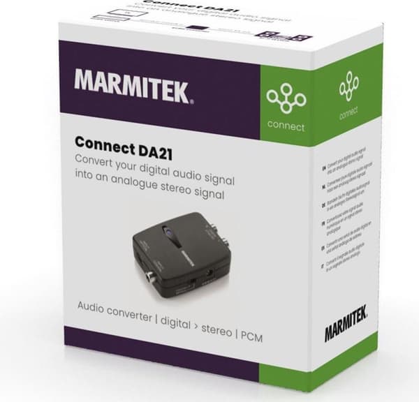Marmitek Connect DA21 - Audio Converter Digital til Analog stereolyd