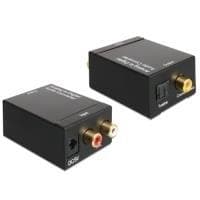 DeLOCK lydkonverter analog > digital - lydkonverter - indgang: 2 x cinch - udgang: 1 x Toslink S/PDIF, 1 x koaksial S/PDIF (62443)
