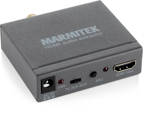 Marmitek - Ljudkabel - HDMI ljudextraktor med ARC - 4K