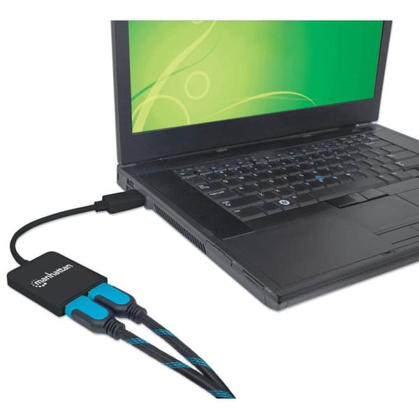 Manhattan 152716 video splitter DisplayPort 2x HDMI