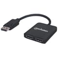 Miniatyrbild 1 av 6: Manhattan 152716 video splitter DisplayPort 2x HDMI