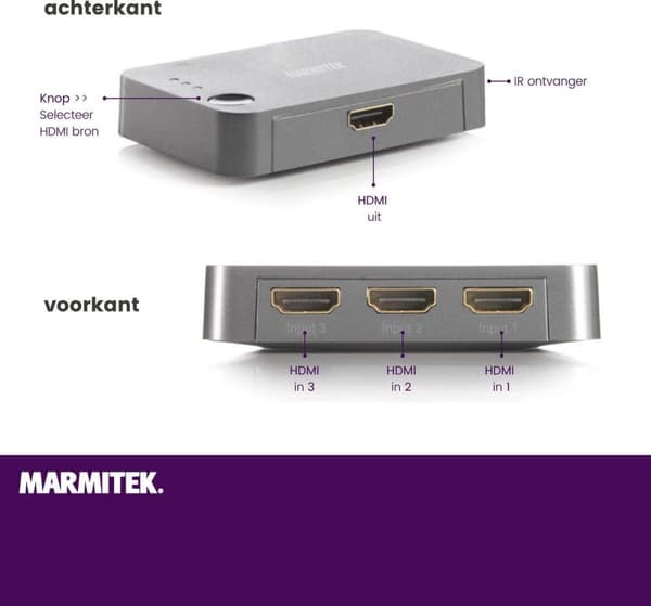 Marmitek - HDMI switch - Connect 310 UHD - 4K