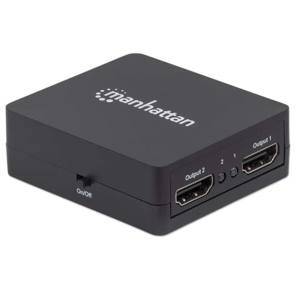 Manhattan 207652 2 Ports HDMI Splitter 1920 x 1080 Pixel Svart