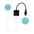 Miniatyrbild 3 av 4: I-TEC-adapter HDMI till VGA-upplösning full HD 1920x1080/60 Hz kabellängd 15 cm guldpläterad HDMI-kontakt (HDMI2VGAADA)
