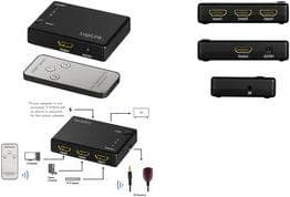LogiLink HD0042 HDMI Switch 3x1 port, 1080p/60 Hz, HDCP, CEC, RC (HD0042)