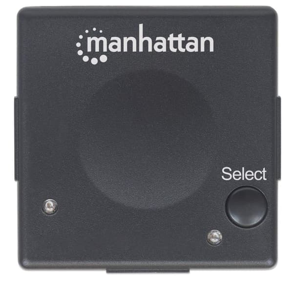 Manhattan 1080p 2-porttinen HDMI-kytkin – video/äänikytkin – 2 x HDMI – pöytäkone (207911)