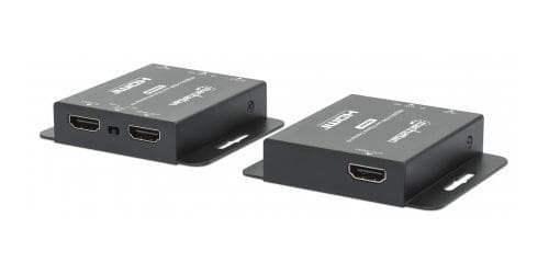 MANHATTAN 4K@30Hz HDMI over Ethernet Extender Set HDMI-signalförlängning med 4K@30Hz upp till 40 m eller 1080p@60Hz upp till 70 m via en enda Cat6-nät
