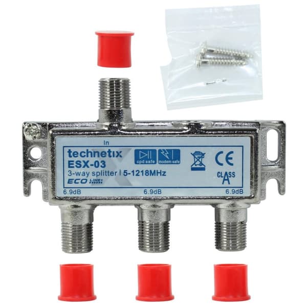 Technetix Esx-03 3-vejs koaksialskruefordeler