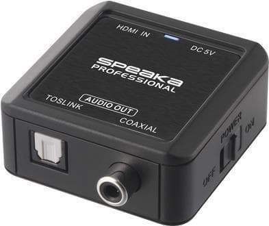 SpeaKa Professional Audio Adapter Kabel [HDMI - Coaxial, Toslink] (SP-10094288)