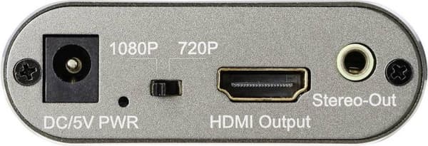 SpeaKa Professional TV, bildskärmsomvandlare SP-SHC-200 [SCART - HDMI] 1920 x 1080 pixlar (SP-10461516)