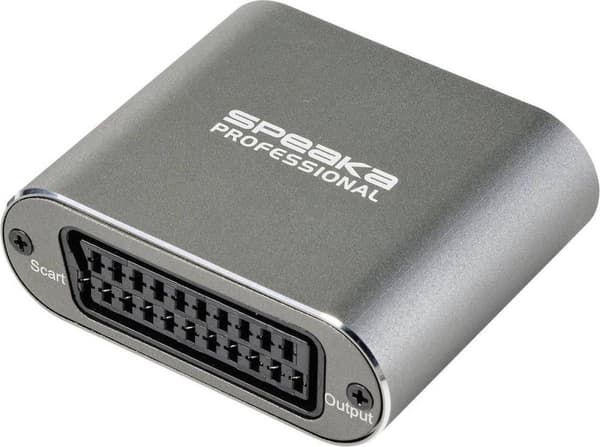 SpeaKa Professional TV, bildskärmsomvandlare SP-HSC-200 [HDMI - SCART] 3840 x 2160 pixlar (SP-10461512)