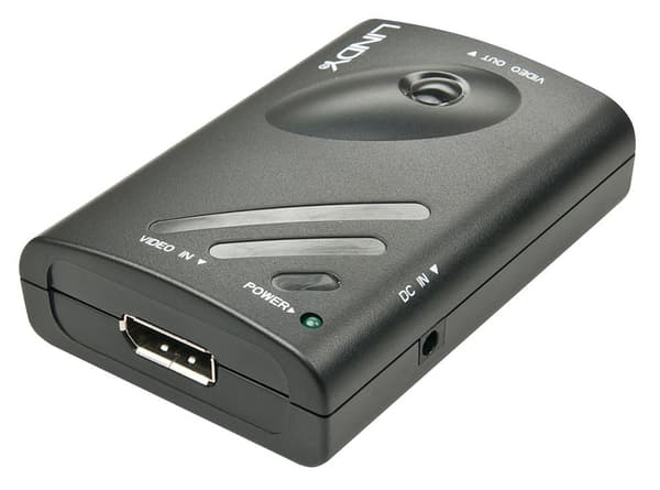 Lindy 38409 gränssnittshubb DisplayPort Svart