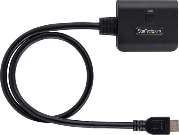 StarTech.com 2-Port HDMI Splitter 4K 60Hz - HDMI 2.0 Video - 4K HDMI Splitter 2,50 cm (1") 2Out - 1x2 HDMI Splitter 4k - HDR/HDCP - Dual HDMI Splitter