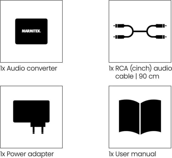 Marmitek Connect AD12 - analog til digital lydkonverter