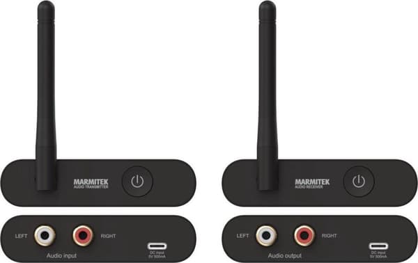 Marmitek Audio Anywhere 630 AV Transmitter & Receiver Sort (25008416)