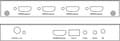 Miniatyrbild 9 av 11: SpeaKa Professional SP-HDS-QMV100 4 portar HDMI Quad Multi-Viewer med fjärrkontroll 1080 x 720 pixlar