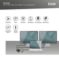 Miniatyrbillede 5 af 11: DIGITUS MST Hub - videosplitter - USB-C - 2 x DisplayPort - desktop (DS-45339)