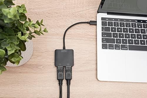 DIGITUS MST Hub - videosplitter - USB-C - 2 x DisplayPort - desktop (DS-45339)